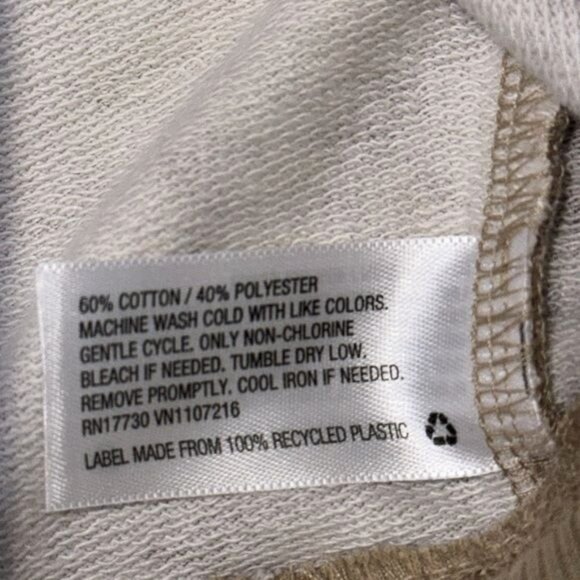 Tie-Dye Crewneck Sweatshirt Medium By Original Use 60% Cotton 40% Polyester Brow - Picture 4 of 7